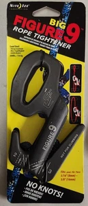 Nite Ize Big Figure 9 Rope Tightener Aluminum Fits 5/16"-5/8" Load 300 lbs - Picture 1 of 2