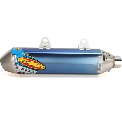 FMF Blue Anodized Titanium Factory 4.1 RCT Slip-On Muffler - 045596 - Image 1 of 4