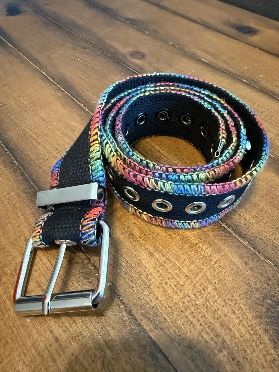Cinturones Hombre Mujer Cinturón De Hebilla De Longitud 126.5 Cm Negro Hugo Cinturón De Ojal De Lona Para Mujer | Bodega Aurrera En Línea