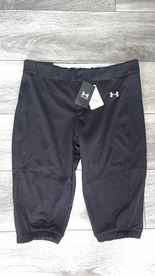Pantalones de softbol Under Armour Youth XL recortados ajustados negros para cancha nuevos con etiquetas  Foto 1 de 4