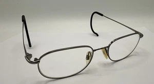 Luxottica Memorize 6504 3001 Eyeglasses FRAME Oval Metal Full Rim Curved Tips - Picture 1 of 7