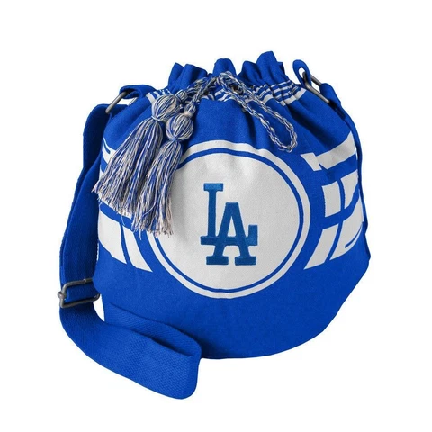 Los Angeles Dodgers Ripple Drawstring Bucket Style Bag [NEW] Laundry Backpack Cover