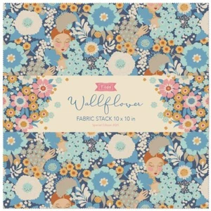 Tilda Wallflower Fabric | 10'' Layer Cake (40) - Picture 1 of 21