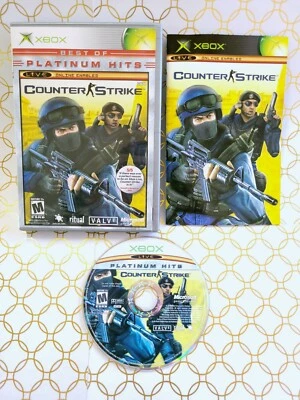 Counter-Strike (Microsoft Xbox, 2003) CIB Complete, Plat Hits Ver. - TESTED  - Image 1 of 4