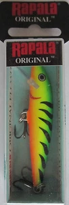 Minnow flotante original RAPALA - Firetiger - Tres tamaños - Imagen 1 de 4