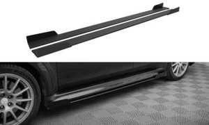 Street Pro attacco minigonne laterali flaps per Mitsubishi Lancer EVO X nero  - Foto 1 di 6