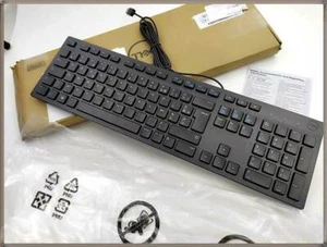 DELL Multimedia SLIM Tastatur R5KCK KB216 AZERTY USB French Keyboard schwarz - Bild 1 von 5