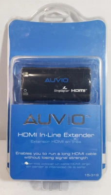 Auvio HDMI In-Line Extender Amplifier 1080p Boost HDMI Brand New - Image 1 of 4