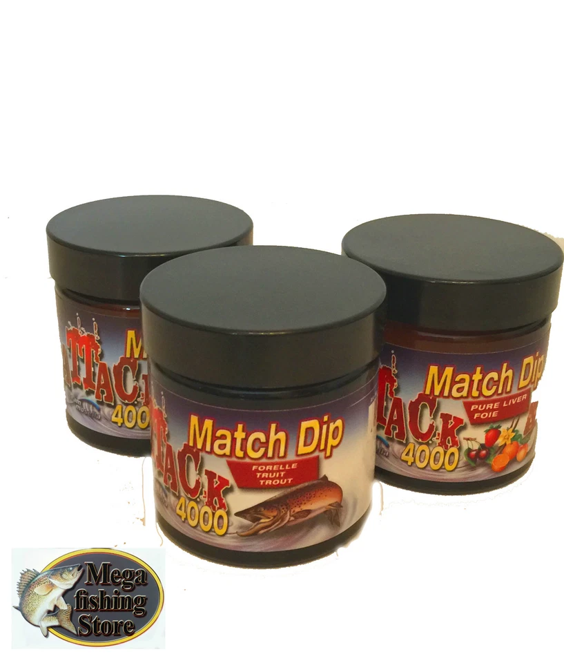 Angelköder Mosella Attack 4000 Match Dip SCOPEX 50 ml Lockdip Karpfen Angel - Bild 1 von 1