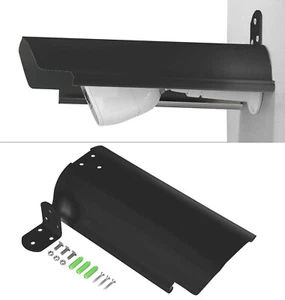 Sun & Rain Shade Camera Protector Cover Outdoor Security Camera Cover Black - Picture 1 of 8