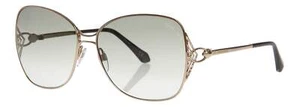 Roberto Cavalli Sunglasses RC1060 32P Gambassi Gold Pilot-Aviator Women Pink Gra - Picture 1 of 4