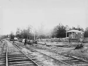 Appomattox Station, Virginia di Timothy H O'Sullivan Giclée stampa artistica spedizione gratuita - Foto 1 di 3