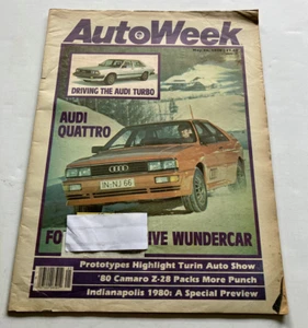 AutoWeek magazine May 26, 1980 issue Audi Quattro cover - Picture 1 of 5
