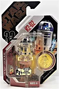 Star Wars Modellino Chase 30th Anniversary R2-D2 con moneta d'oro - SW1 - Foto 1 di 6