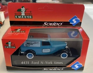 Solido #4431, 1934 Ford Delivery Van, New York Times, 1:43 Scale Boxed - Picture 1 of 2