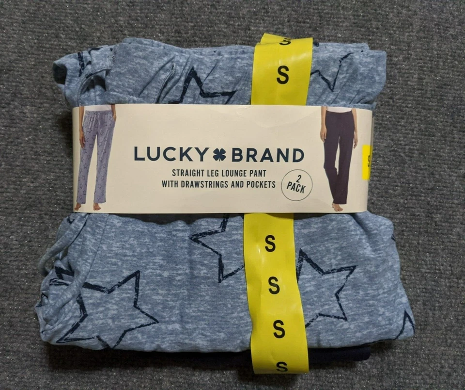 LUCKY BRAND STRAIGHT LEG LOUNGE PANT WITH DRAWSTRINGS AND POCKETS PACK