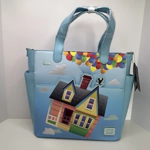 Loungefly Disney Pixar Up Carl & Ellie Balloon House Convertible Tote NWT - Picture 1 of 9