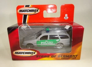 Matchbox Superfast "Stars of Germany" Mercedes E 420 "Polizei" silber top in Box - Picture 1 of 2
