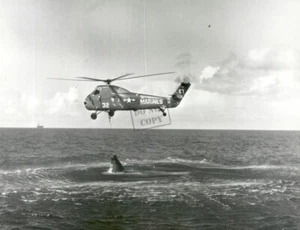 Failed Attempt to Recover Liberty Bell 7 Mercury Program 8X12 PHOTOGRAPH - Picture 1 of 1