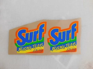 AXO SURF RACING TEAM Vintage Motocross 1980s 1990s Sticker/Decal Set (2 decals) - Picture 1 of 1