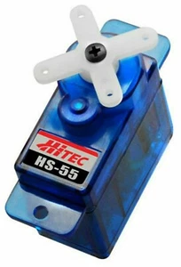 Hitec HS-55 Feather Servo (#31055S) for Micro Planes, Gliders, & Small Electrics - Picture 1 of 6