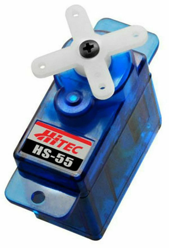 Hitec HS-55 Feather Servo (#31055S) for Micro Planes, Gliders, & Small Electrics - Image 1 of 4