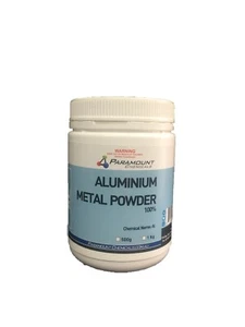 Aluminium Metal Powder Uncoated 100% 500gms Grade 420A Fine Powder FREE POST - Picture 1 of 2