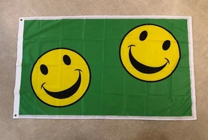SMILEY FACES Banner Ad Flag (3X5 Feet). New - Picture 1 of 1