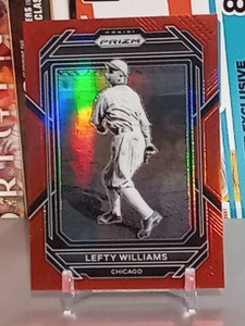 Lefty Williams 2023 Panini Prizm Red Prizm 123/199 Chicago White Sox / Black Sox