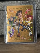 CARD.FUN 2023 DISNEY PIXAR TOY STORY WOODY BUZZ JESSIE #DISC01-SSP04 GOLD CARD