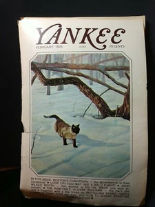 YANKEE Magazine February 1976 Vintage New England - Picture 1 of 12