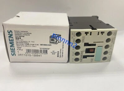 In Box SIEMENS 3RT1015-1BB41 Contactor Brand New 3RT10151BB41 1PCS Fast Shipping - Image 1 of 3