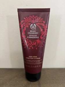 NEW The BODY Shop MERRY CRANBERRY Hand Cream 3.3 oz VERY RARE Fantastic! - Picture 1 of 1