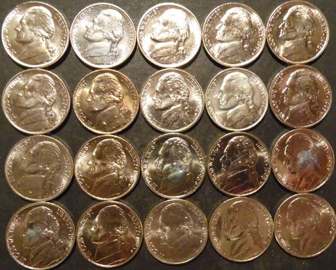 1990-PD thru 1999-PD Jefferson Nickel Choice/Gem BU Uncirculated Date Set Cover