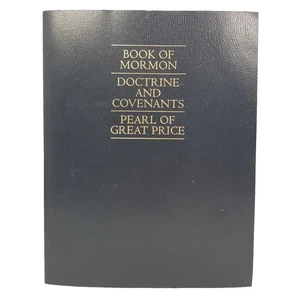LDS Triple Combination Extra Large Print Scriptures Book of Mormon D&C 8.5 x 11" - Imagen 1 de 9