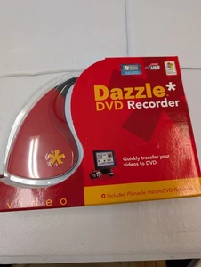 Pinnacle Dazzle DVD Recorder USB Video Capture Software Red New - Picture 1 of 7