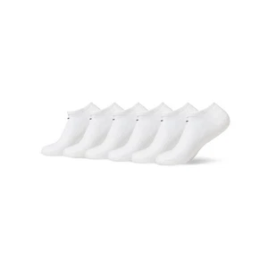 NWT Nike Everyday Cushioned Training No-Show Socks 6-Pack White/Black Large - Foto 1 di 5