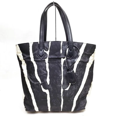 NO TARIFF Fendi Hand Bag Black Nylon 3981006 - Image 1 of 4