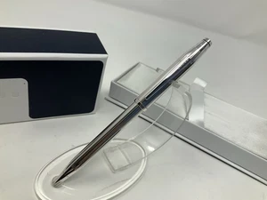 Cross Townsend Chrome Color Pinstripe Ballpoint Pen - Picture 1 of 15