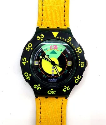 Swatch Scuba 200 Watch DIVINE SDN102 w/ Case & Papers 1992 with New Battery - Image 1 of 4