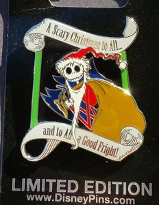 Prendedor DLR Disney Scary Christmas & to All a Good Fright Santa Jack Nightmare HMH - Imagen 1 de 1