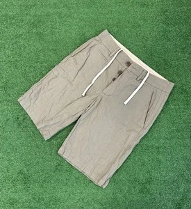 Neu ohne Etikett James Perse Herrenshorts 28 Baumwolle Metall maßgeschneidert Kordelzug gefüttert Graustein - Bild 1 von 4