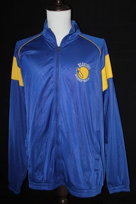 Hardwood Classics XXL Warriors Full Zip Jacket Blue Gold Throwback NBA GIII HWC - Image 1 of 4