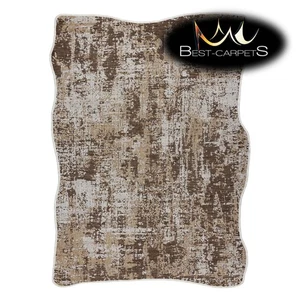 Modern Designer sisal Rug "ORGANIC" 2755 Abstraction ecru beige irregular shape - Picture 1 of 10