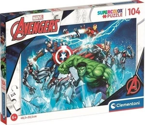 NUOVO puzzle Clementoni 104 pezzi 6+ SuperColor DC Comics The Avengers - Foto 1 di 2