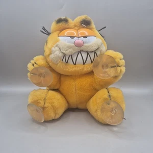 Garfield Dakin Peluche Ventosa Ventana Adhesivo Gato Peluche De Colección 1978/81 - Imagen 1 de 4