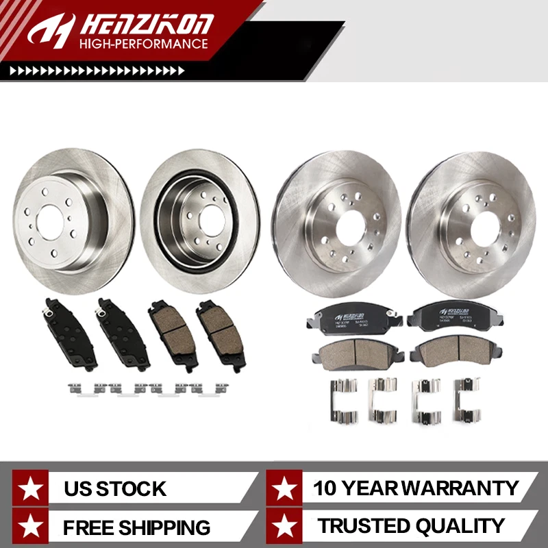 Передние и задние тормозные колодки для Chevy Silverado GMC Sierra 1500 Tahoe Yukon. - Изображение 1 из 4