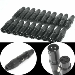 10Pair XLR DMX 3-Pin Male&Female MIC Snake Plug Audio/Microphone Cable Connector - Picture 1 of 9