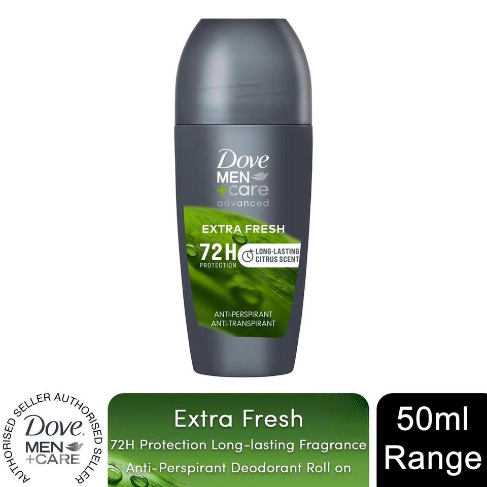 Dove Men+Care Advanced Antitranspirant Deodorant Roll-On 1x, 3x oder 6x 50ml
