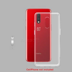 Ultra Slim Transparent Soft TPU Case Cover for T-Mobile OnePlus 7 Android Phone - Picture 1 of 5
